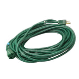 50ft Outdoor Extension Cord – Green - case of 5