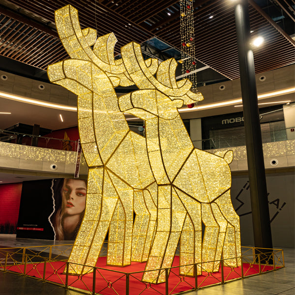 Waterloo Displays Waterloo Moose Decorative LED Light Display for Outdoors