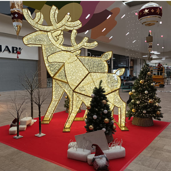 Waterloo Moose Decorative LED Light Display for Outdoors