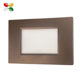 12V Frosted Step Light Oil Rubbed Bronze (Integrated LED Bulb)