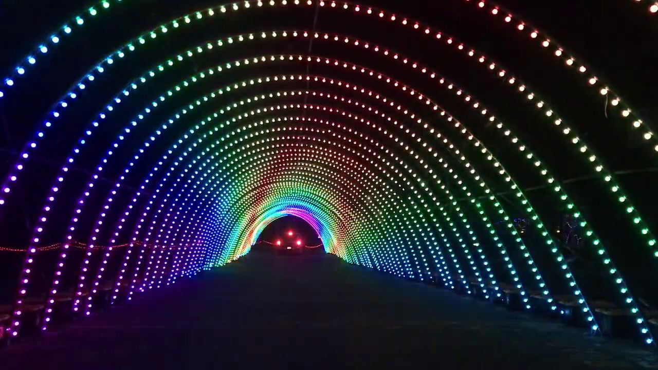 75ft RGB Walk/Drive Through Tunnel (Weekly Rental)